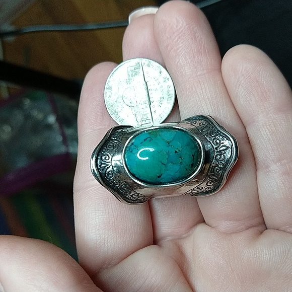 sterling silver 925 Israel Israeli designer eilat ring cigar band style - Picture 10 of 10